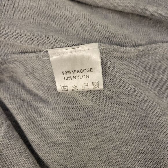 Belldini long sleeve sweater pullover top gray large pre-owned - Picture 5 of 7